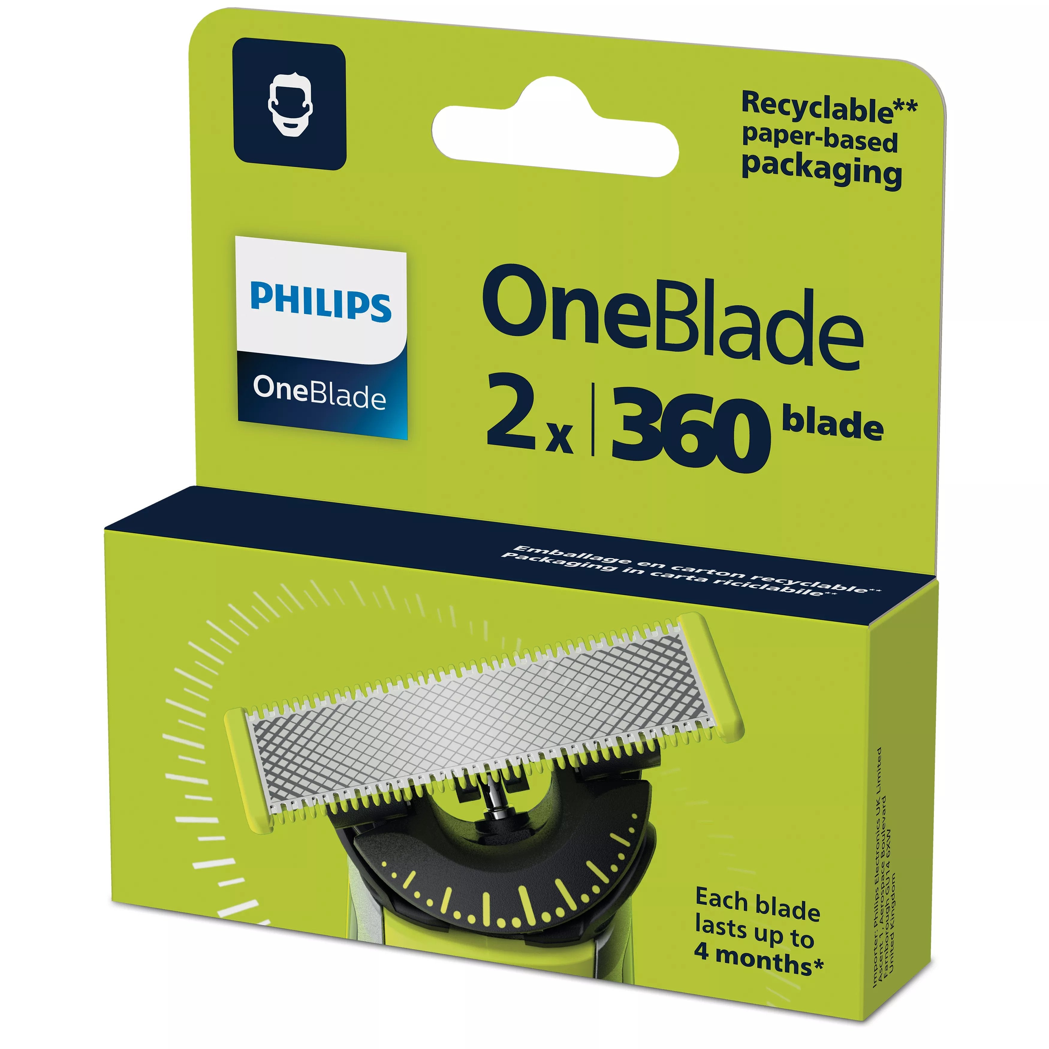 EAN 8710103997146 - Philips Norelco OneBlade QP420/50 accesorio para maquina de afeitar Cabezal para afeitado imagen 3