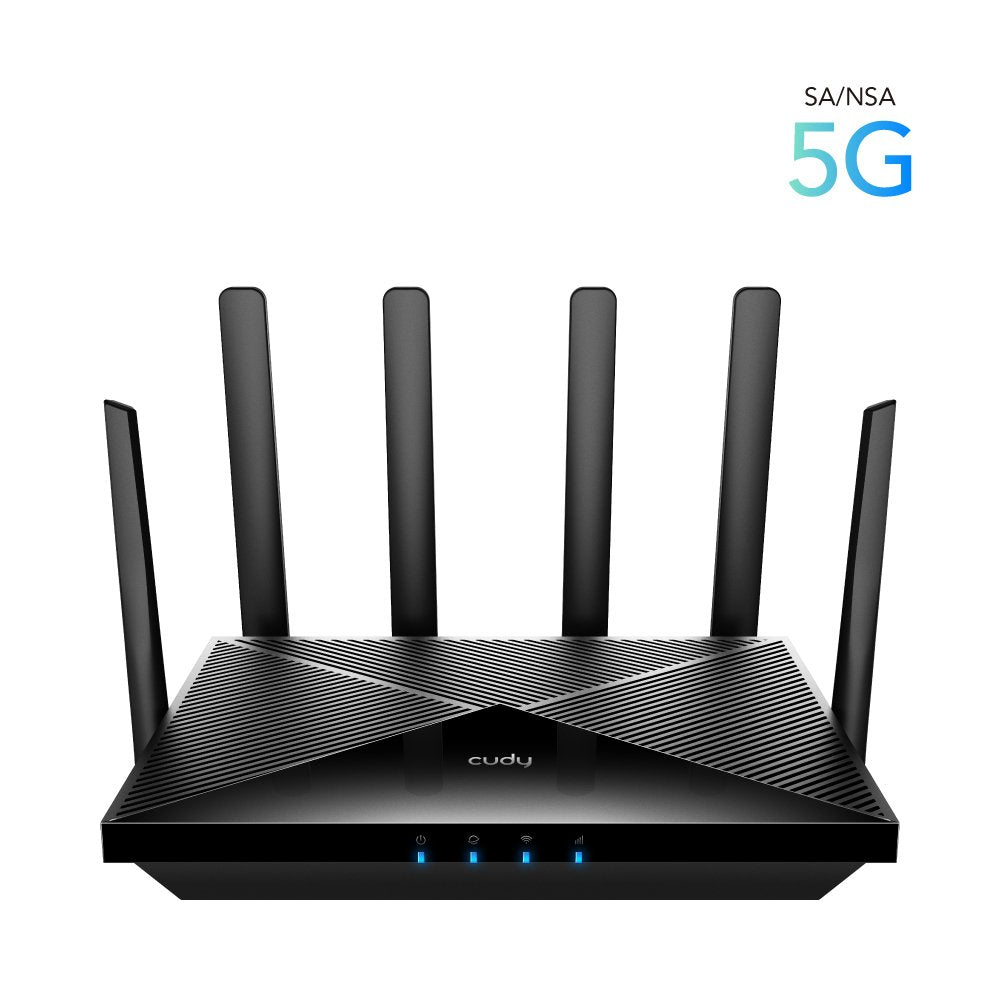 EAN 6971690792282 - Cudy P5 router inalámbrico Gigabit Ethernet Doble banda (2,4 GHz / 5 GHz) 5G Negro imagen 5
