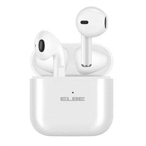 Auriculares Bluetooth Elbe Abtws-003-B Con Estuche De Carga Autonomía 5h Blancos