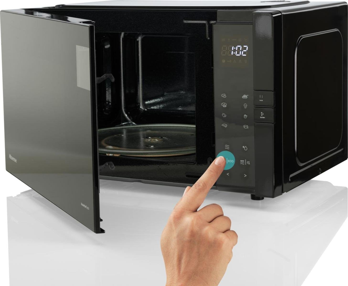 EAN 3838782819698 - Hisense H25MOBS4HGI Negro Microondas con grill Encimera 25 L 900 W imagen 17
