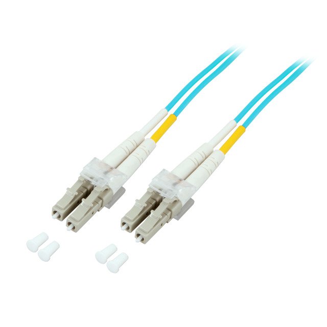 Efb Elektronik O0312.25 Cable De Fibra Optica 25 M Om3 Lc Turquesa