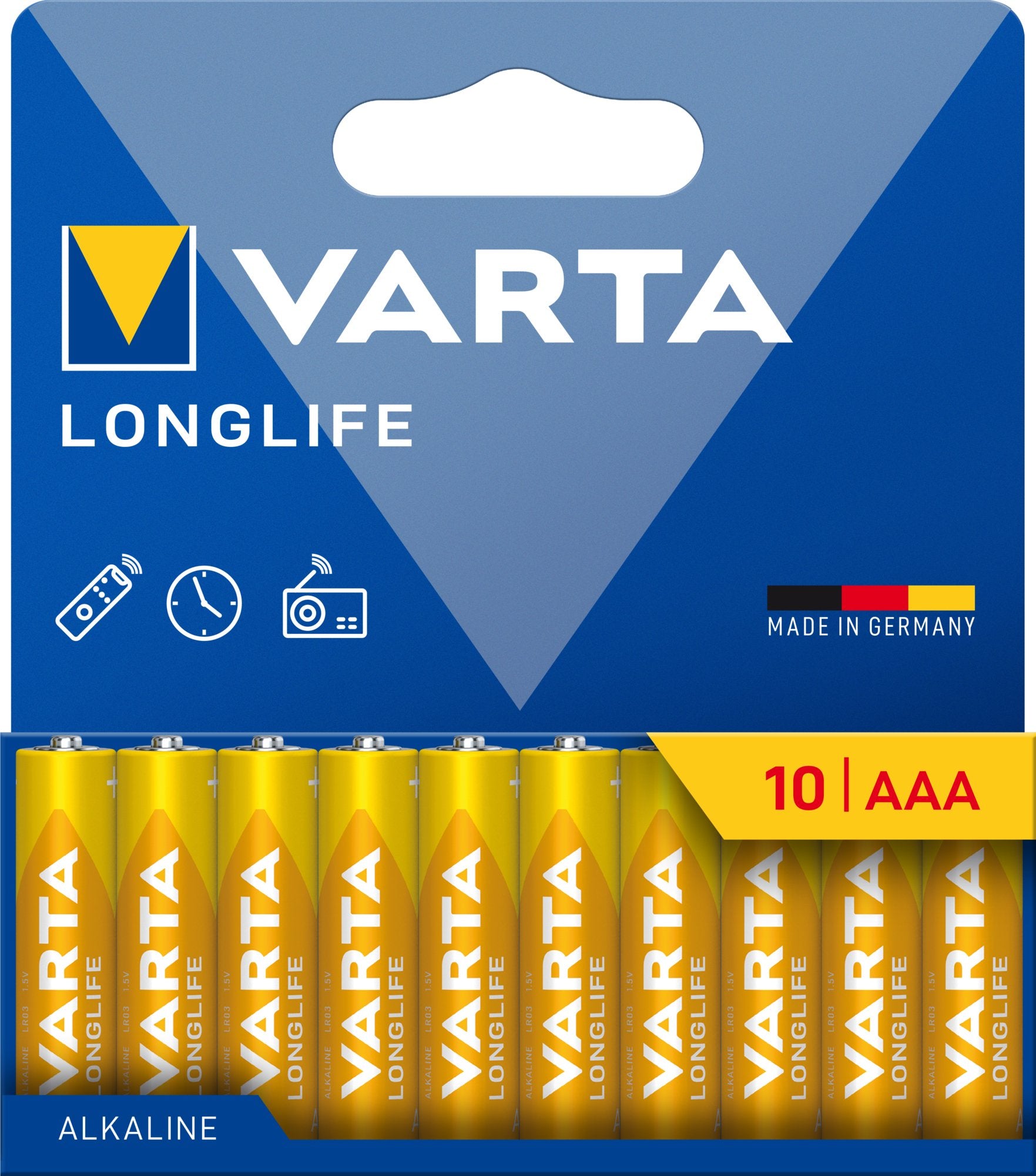 Varta Batterie Longlife Aaa Neu 10m.