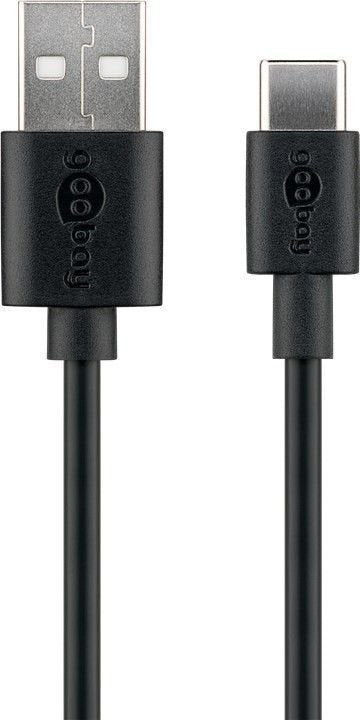 EAN 4040849591242 - Goobay 59124 cable USB USB 2.0 3 m USB A USB C Negro imagen 2