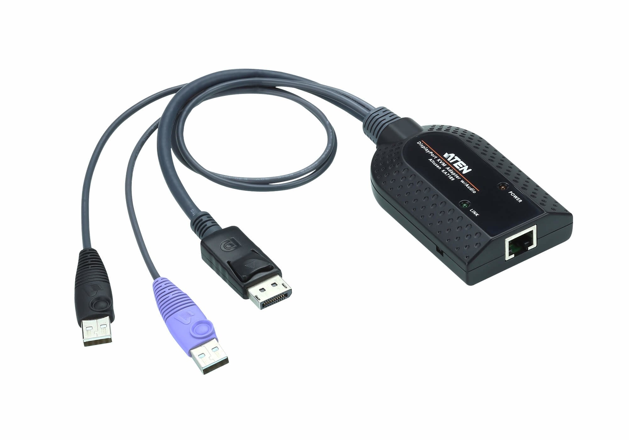 Adaptador Ka7189-Ax Aten Aten R W/Audio &Amp Smart Card Support (Ka7189-Ax)