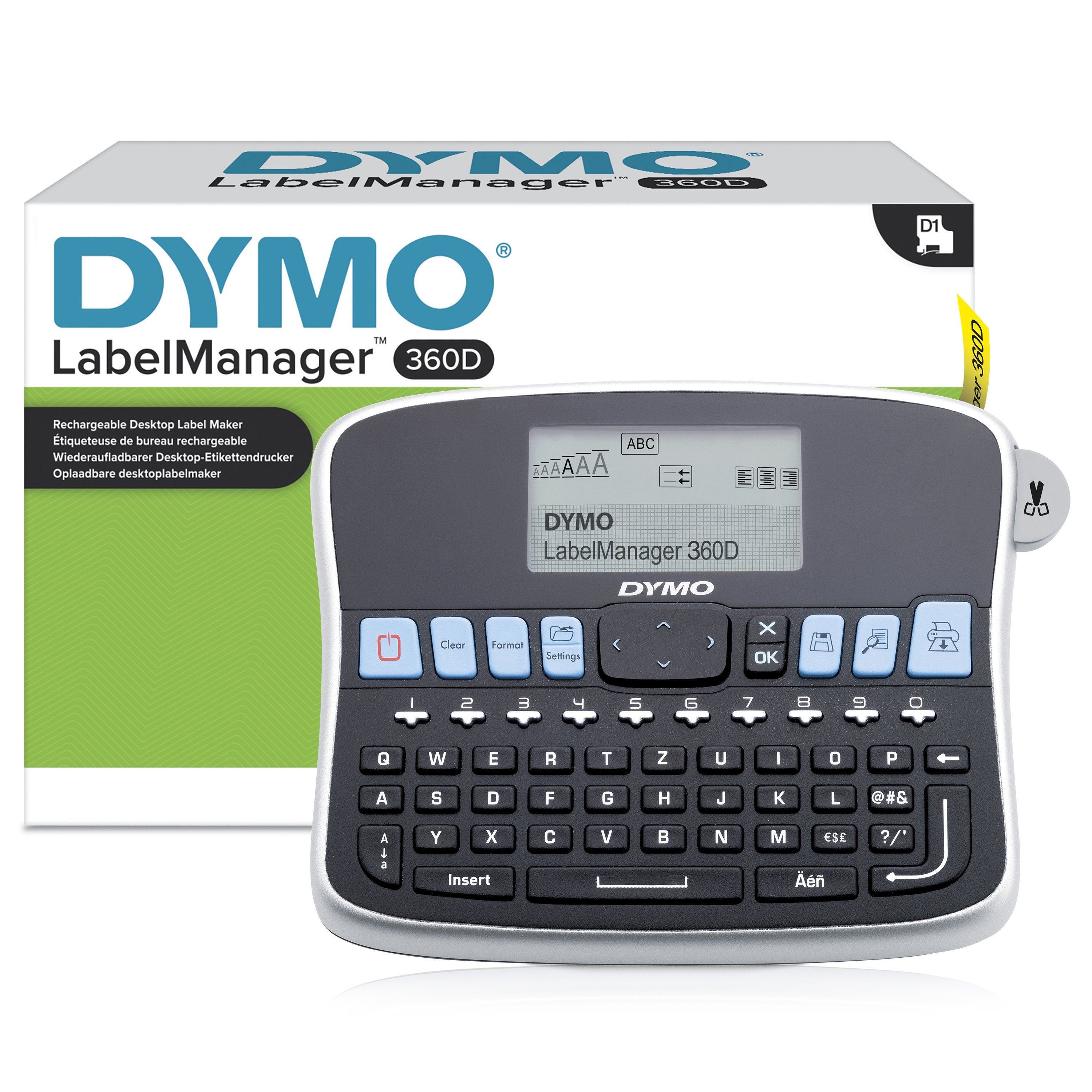 EAN 3501170879528 - DYMO LabelManager 360D™ QWZ impresora de etiquetas Transferencia térmica 180 x 180 DPI 12 mm/s Alámbrico imagen 1