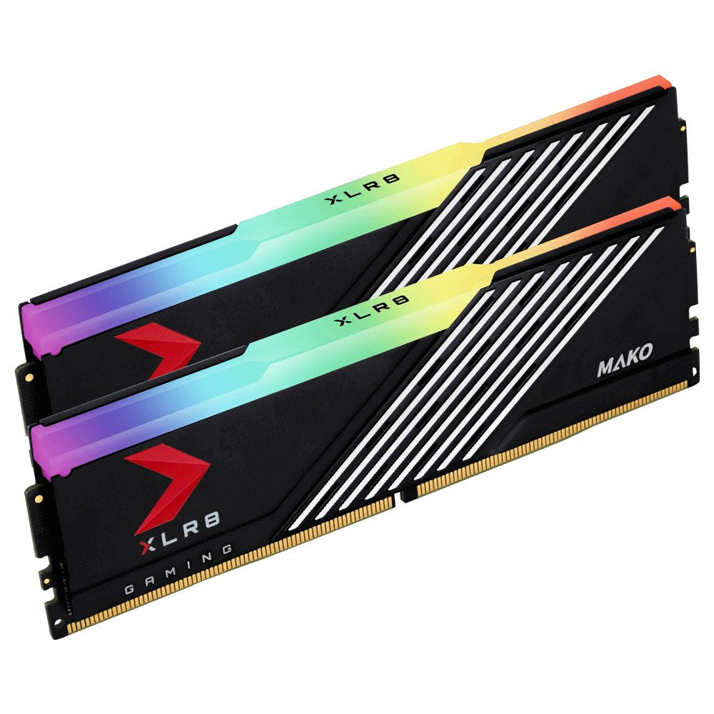 Memoria Ddr5 32gb 6400mhz Pny Epic-X Rgb Mako Rgb Cl40 1.4v Kit 2x16gb