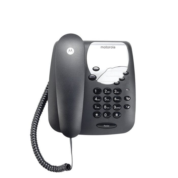 Telf. Con Cable Motorola Ct1 Negro No Display/Rellamada/Función Mute/ Teclas Memoria 107ct1black