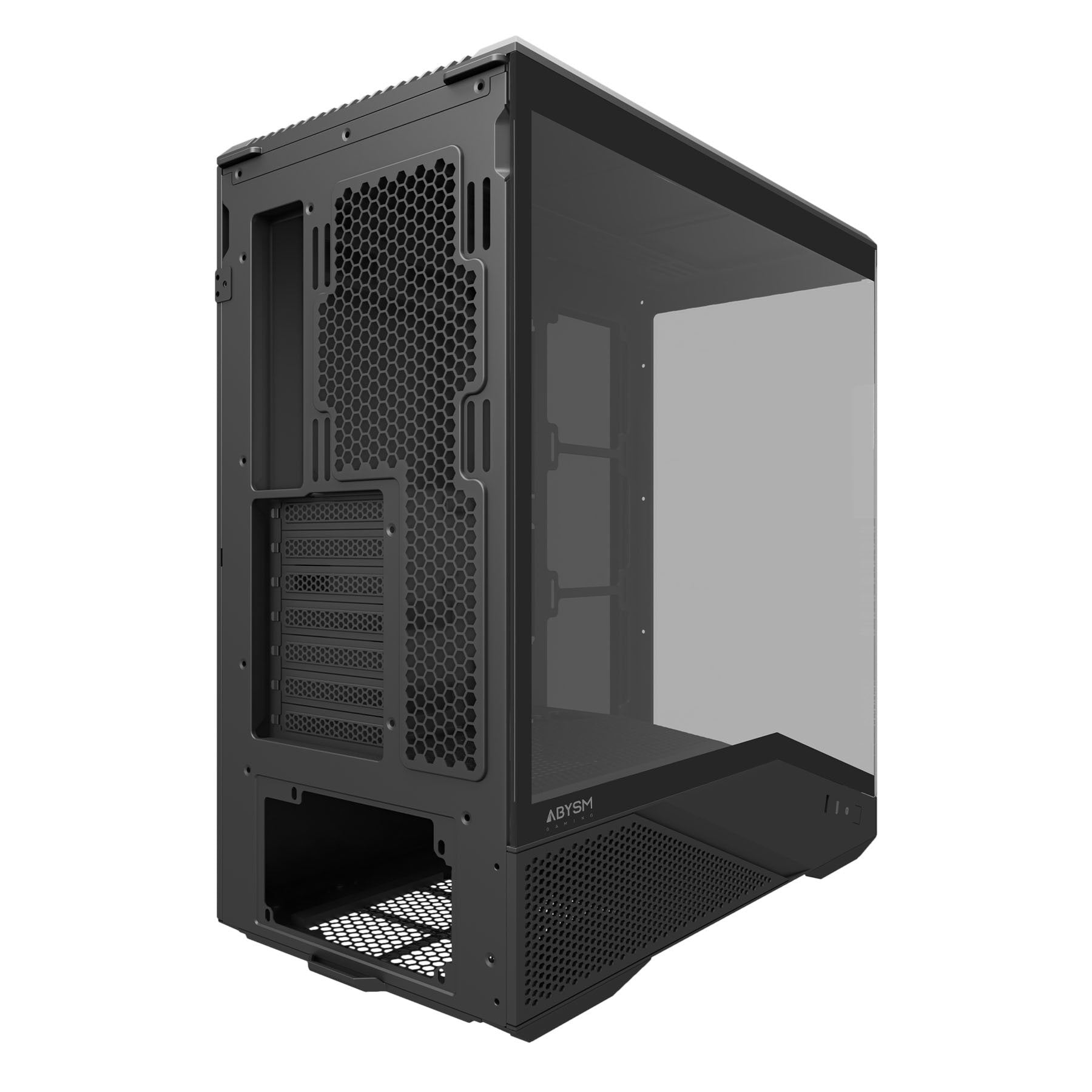 Caja Atx Semitorre Abysm Arian Frame A400 Black 1x3.5" 1x2.5" Usb-C Gpu Max 420mm