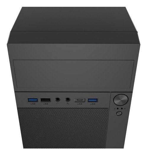 Caja Pc Natec Pc Case Helix Usb C Matx Mini Tower Black