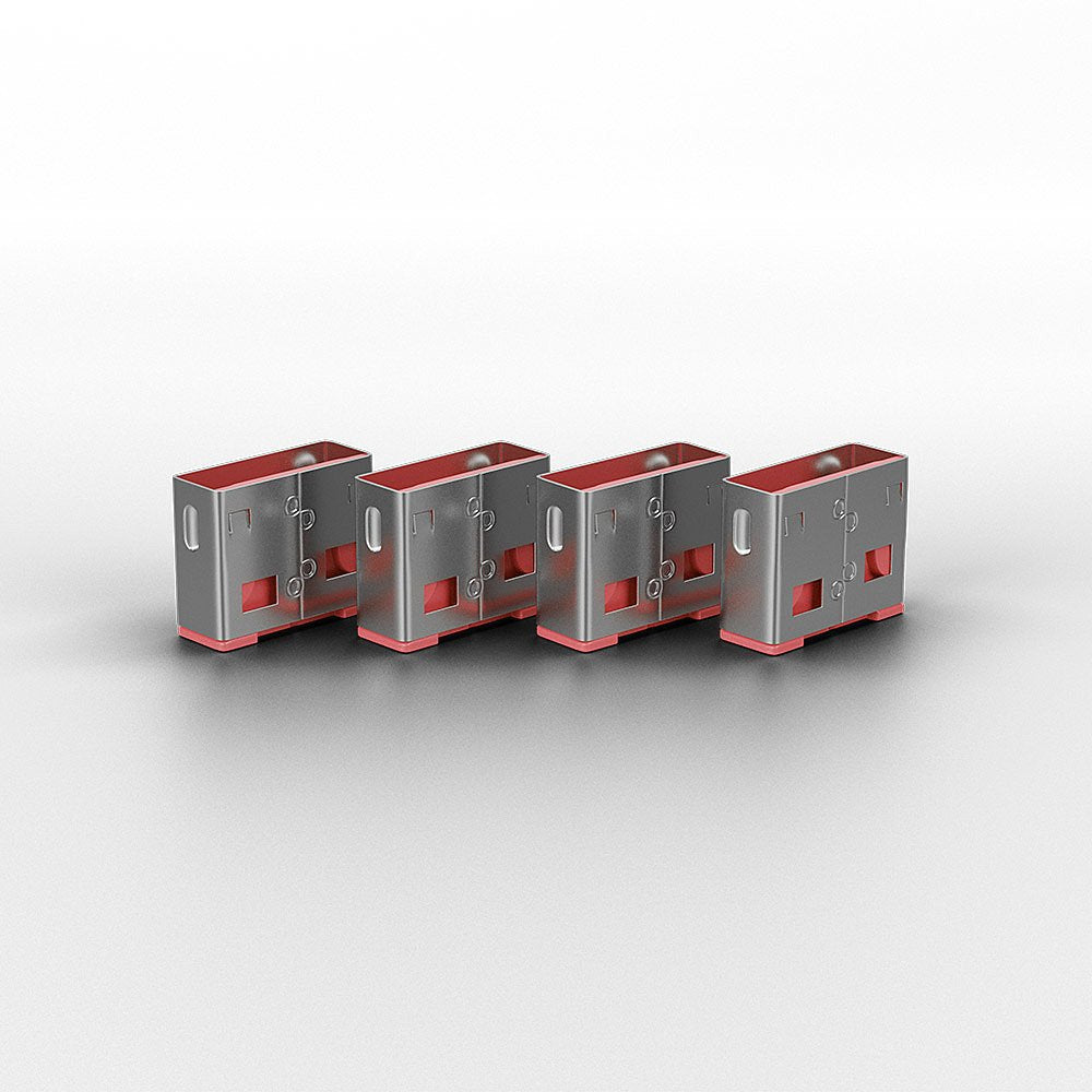 Lindy 40460 Bloqueador De Puerto Usb Tipo A Rosa Acrilonitrilo Butadieno Estireno (Abs) 10 Pieza(S)