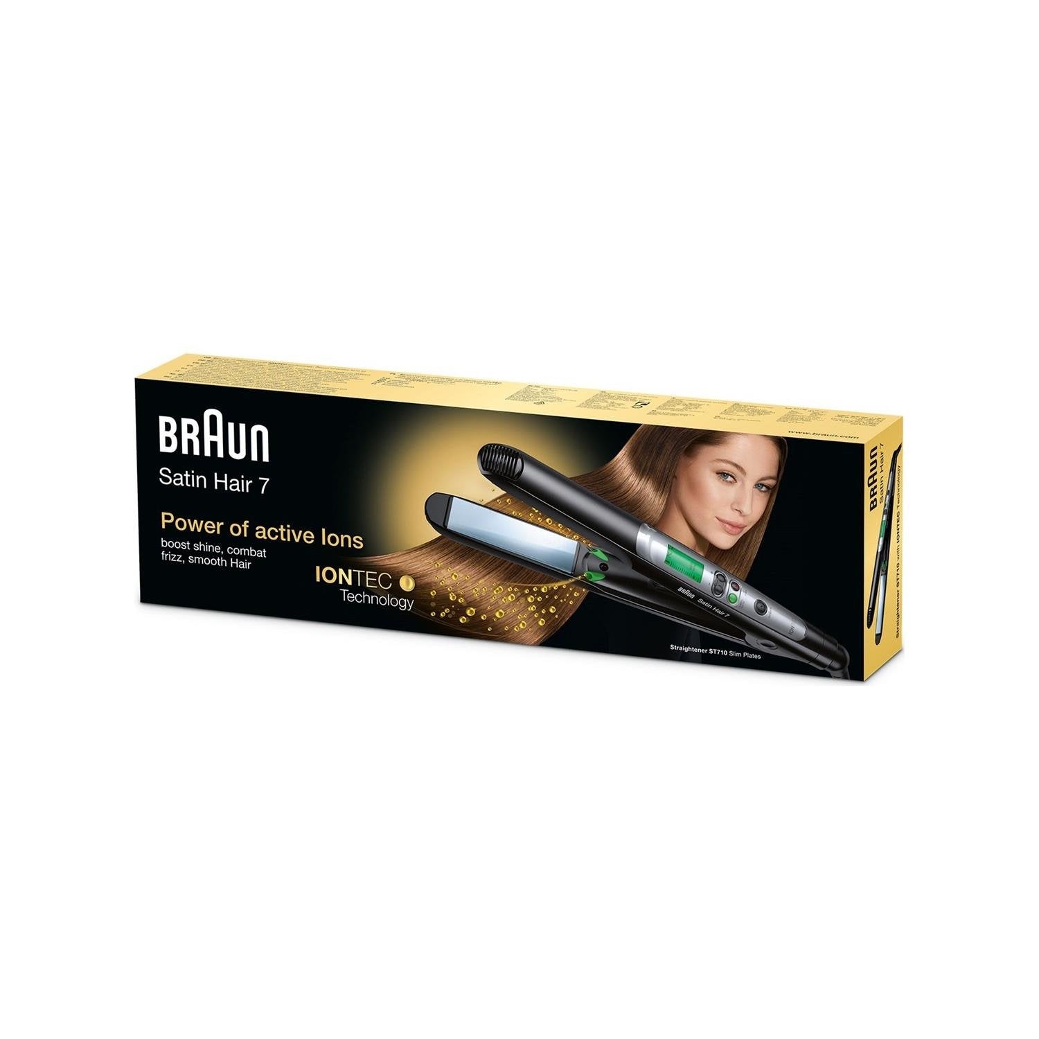 EAN 3030050182163 - Braun Satin Hair 7 ST710 Plancha de pelo Caliente Negro 2 m imagen 6