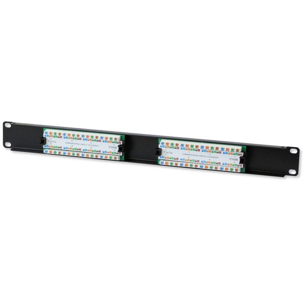 Techly 022854 Patch Panel Utp Cat5e 1u 16-Portowy, Czarny