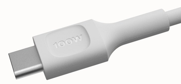 Green Cell Usb-C To Usb-C Cable Powerflex 100w 0.3m Blanco - Silicone