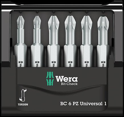 Wera Bit-Check 6 Pz Universal 1
