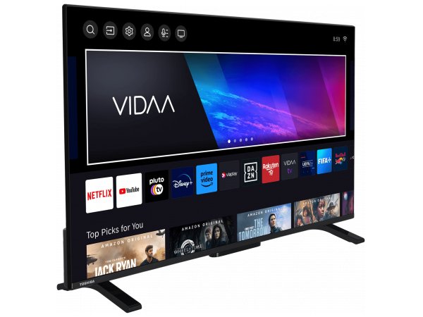 Toshiba 43qv2363daw, Qled Tv 108 Cm (43 Pulgadas), Negro, Ultrahd/4k, Triple Sintonizador, Smarttv, Vidaa 43qv2363daw