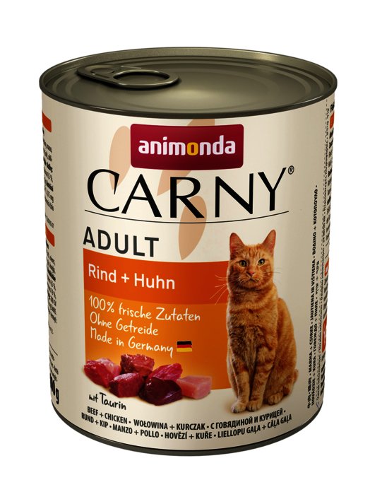 Animonda Carny Adult Sabor: Ternera Y Pollo 800g