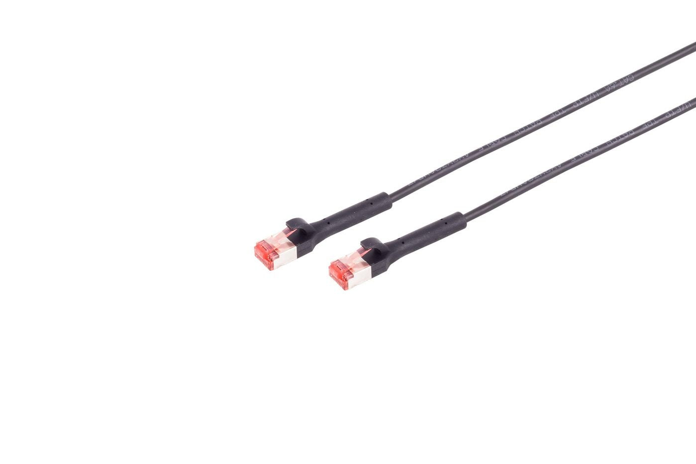 Bendable Booted Rj45 Cat6a U/Ftp 7,5m Black Flex-Angle