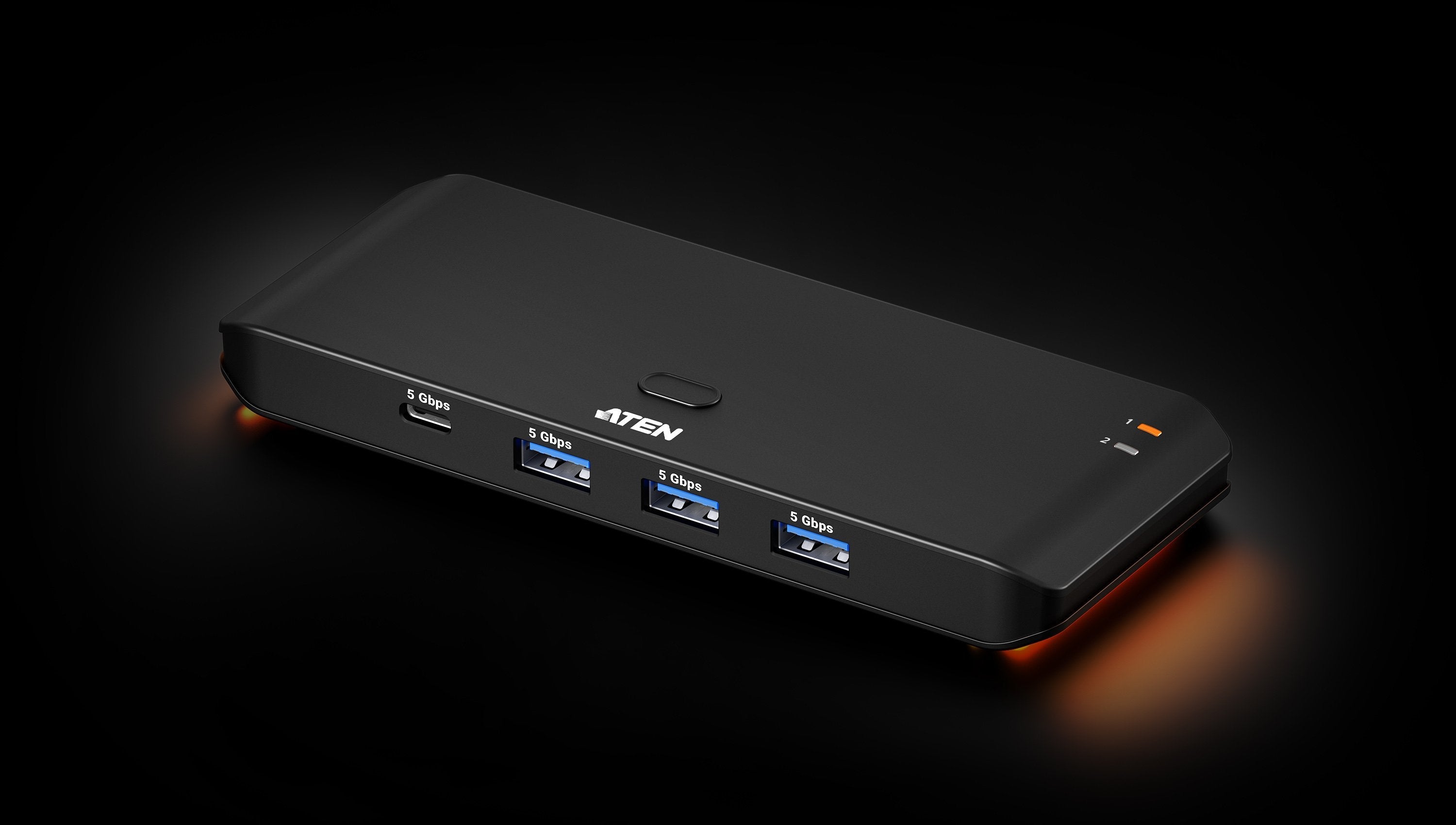 Switch De Periféricos Usb 3.2 De 2 X 4 Puertos Aten Us5324 Tipo De Host: A + C Essentials