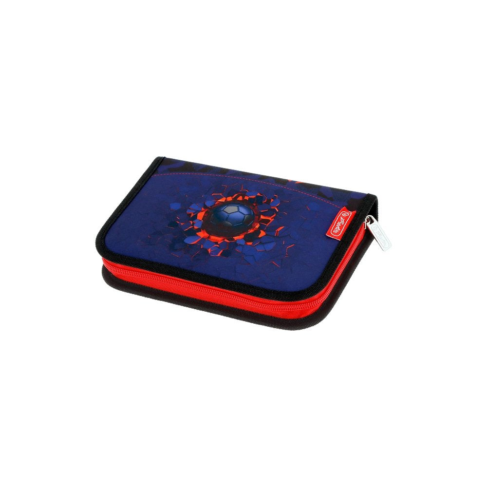 Herlitz Juego De Mochilas Escolares De 4 Piezas, Color Azul Y Rojo,