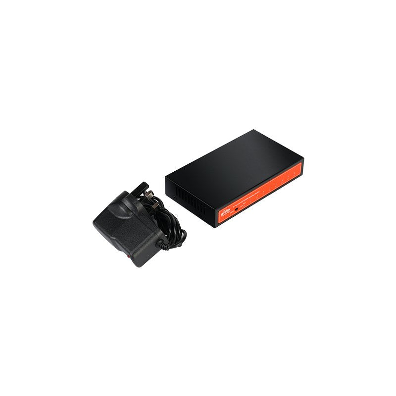 EAN 6977362512578 - Wi-Tek WI-SG108 switch No administrado Gigabit Ethernet (10/100/1000) Negro, Naranja imagen 3
