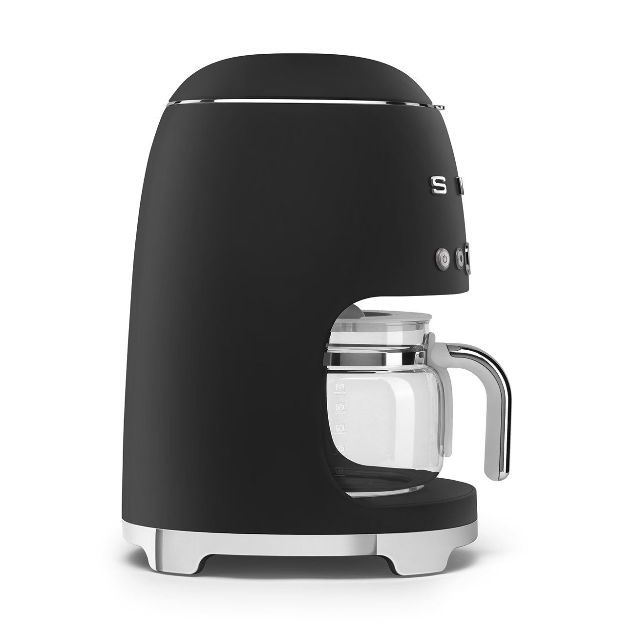 Cafetera De Goteo Smeg Estilo Años 50 Negra Mate Dcf02blmeu