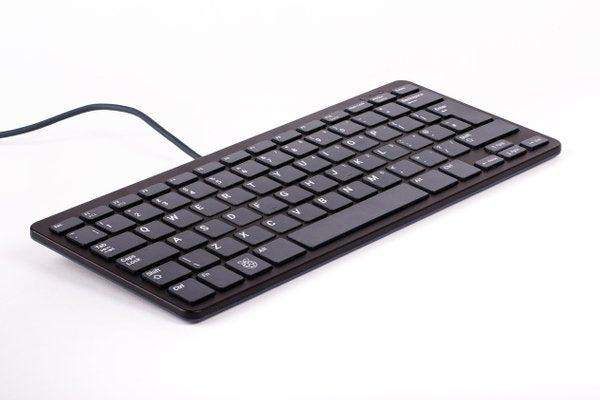 Raspberry Pi Foundation Teclado Raspberry Pi Oficial Negro/Gris, Diseño De, Incl. Concentrador Usb De 3 Puertos Rb-Tasta01s