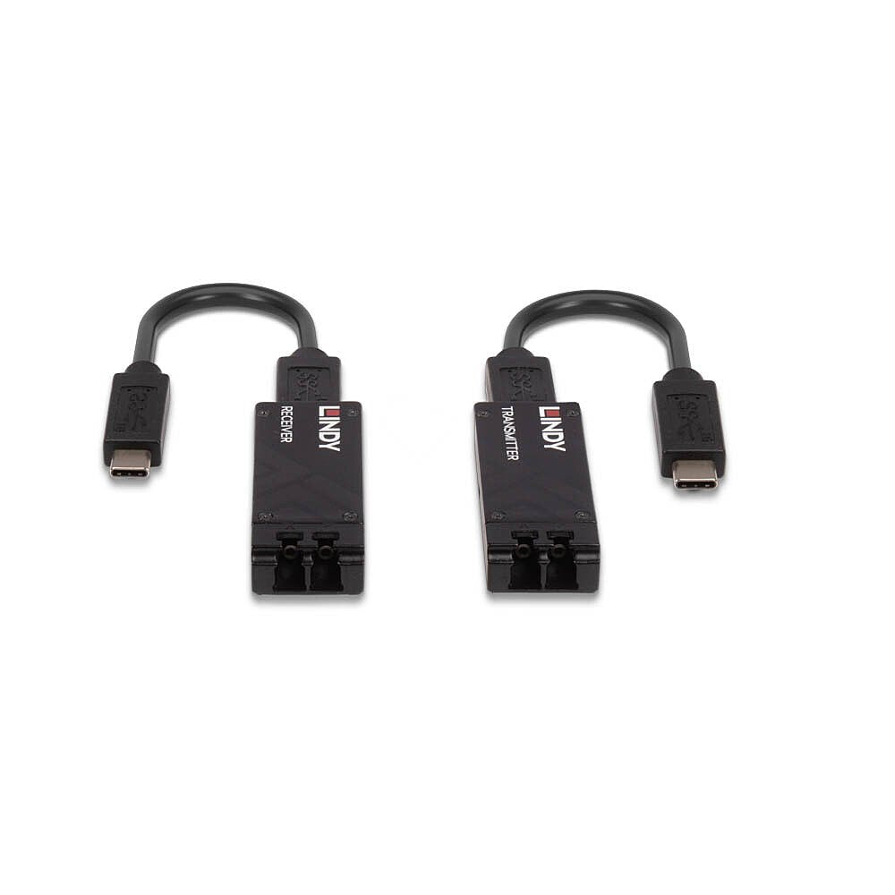 Lindy 100m Fibre Optic Usb 3.2 Typ C Extender
