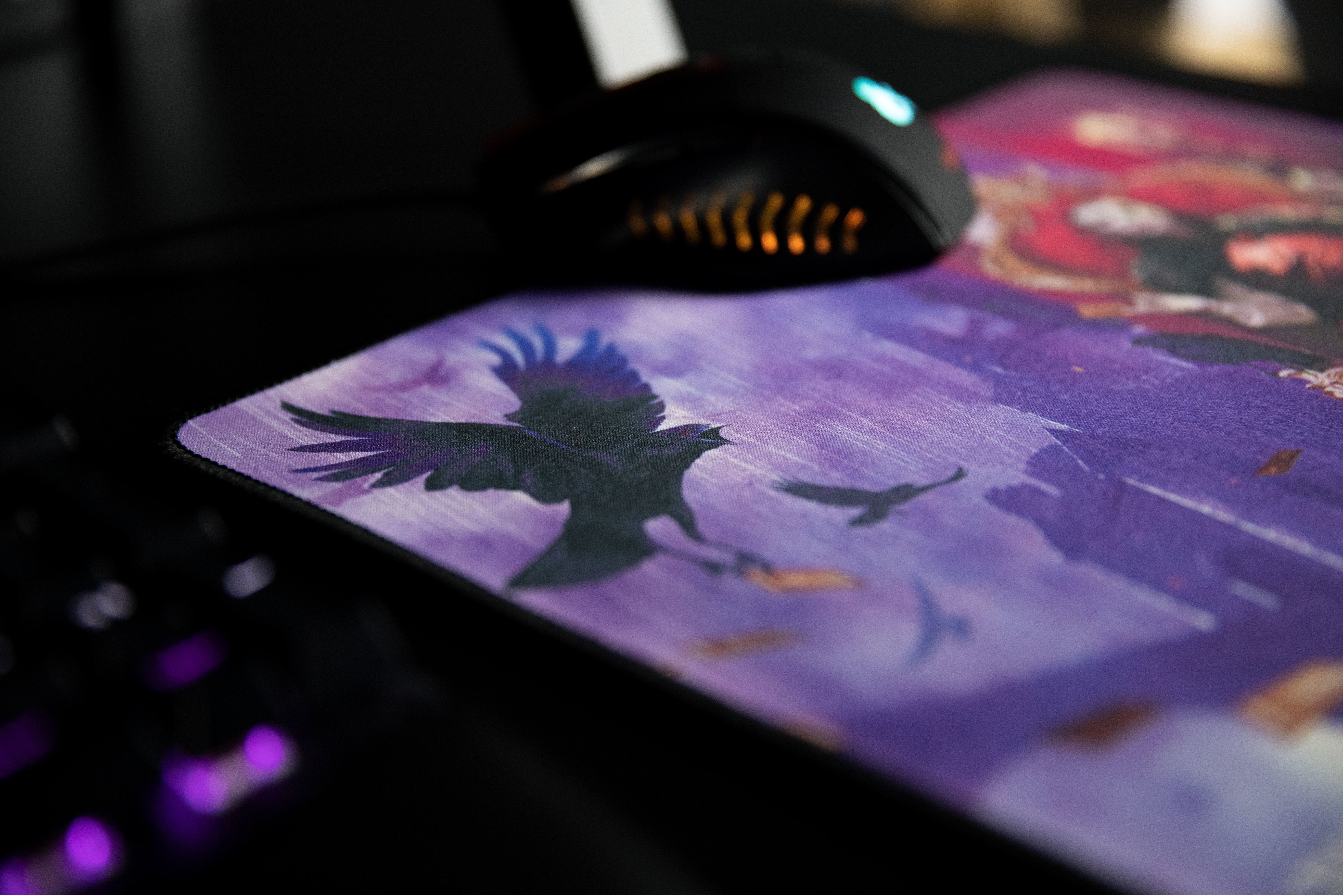 EAN 3328170292306 - Konix KX DND MOUSEPAD CURSE OF STRAHD Alfombrilla de ratón para juegos Púrpura, Rojo imagen 6