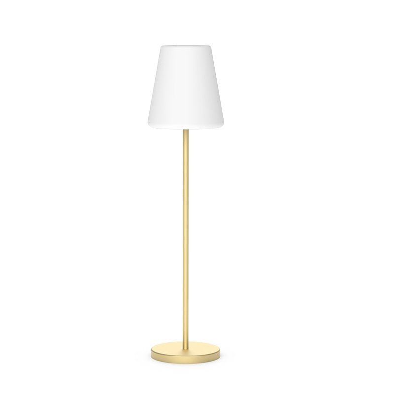 New Garden Lola Slim 120 Led Lampara De Suelo Led Oro, Blanco