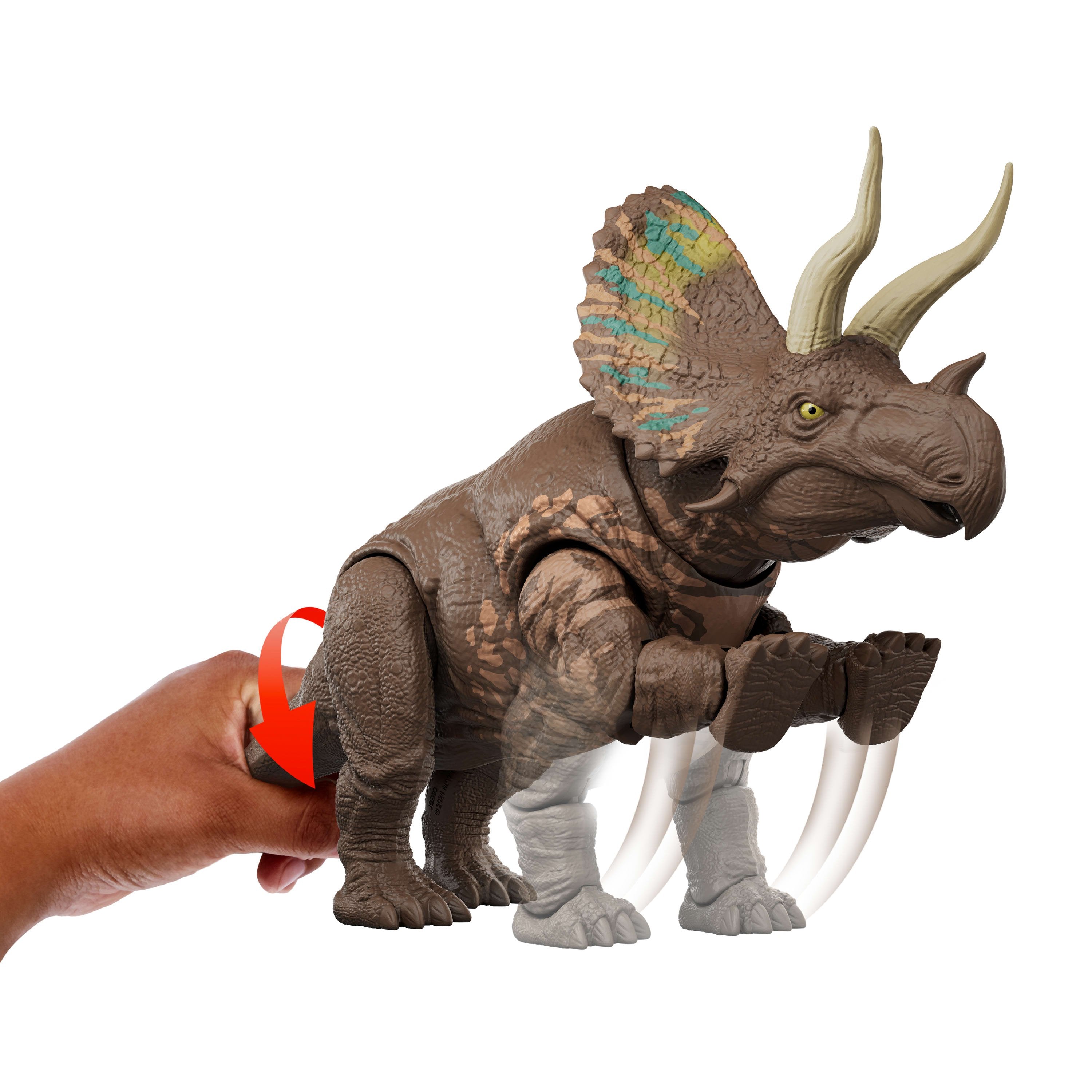 Mattel Jurassic World Gigantic Thrashers Eotriceratops Jgb93