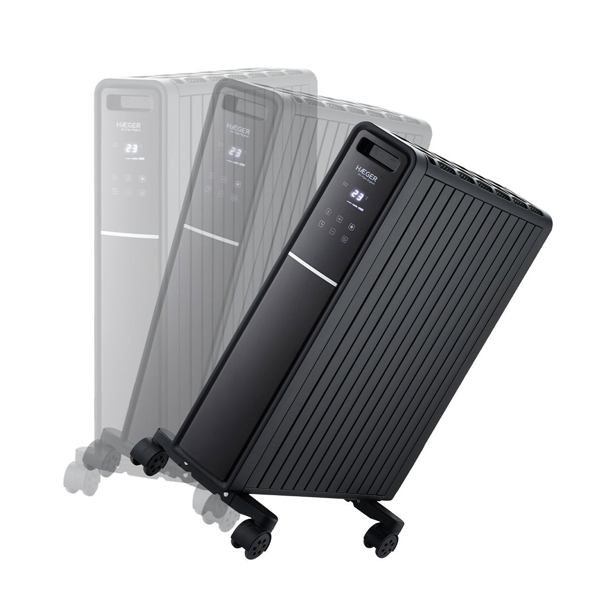 EAN 5608475033124 - Haeger HE-20D.003A calefactor eléctrico Interior Negro 2000 W Convector imagen 4