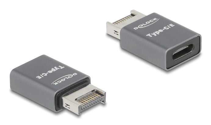 Delock Adaptador Usb 10 Gbps Typ-E Key A Macho A Usb Tipo-C Hembra Metall