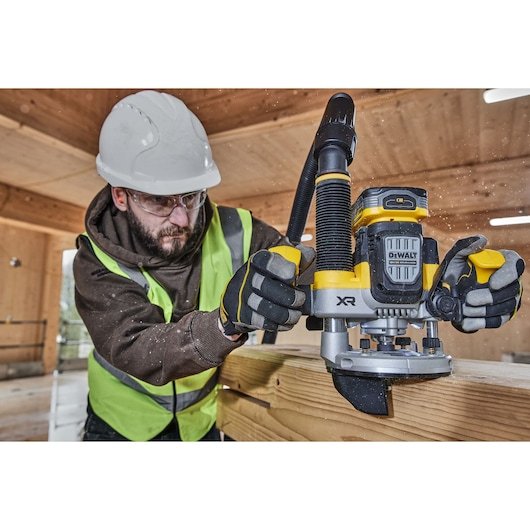 EAN 5035048810330 - DeWALT DCW620NT-XJ fresadora y desbastadora Negro, Amarillo 23000 RPM imagen 11