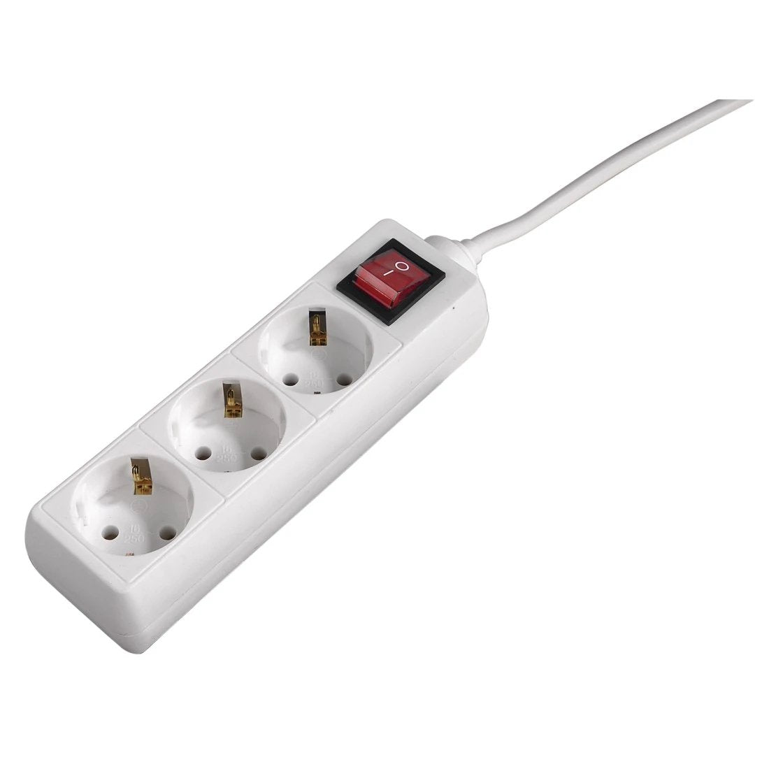 Hama Home Regleta 3 Tomas Interruptor 1,4m Blanca