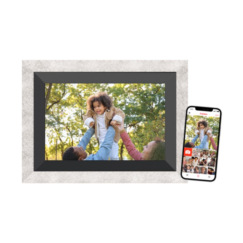 Braun Digiframe 10b Wifi Grau 25,7cm (10,1 )