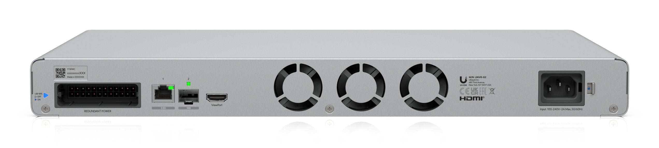 1u Unifi Protect Nvr With Built-In Ai Event Analytics,