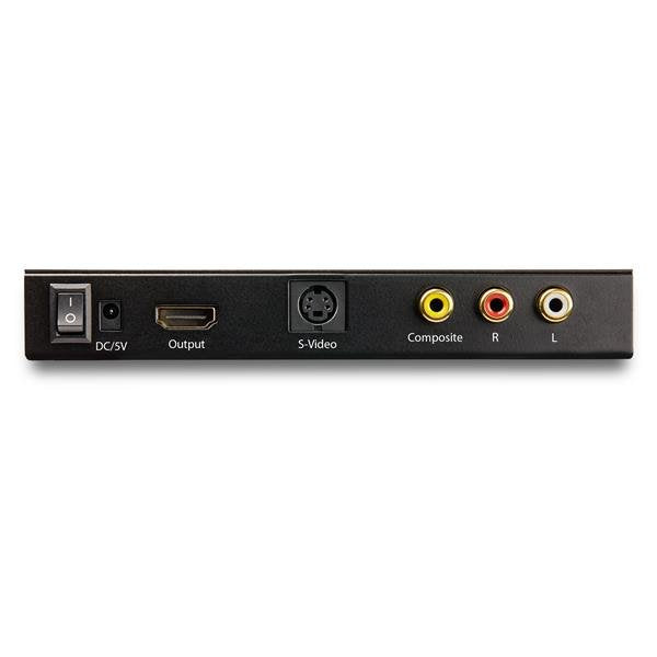 Startech.Com Conversor Adaptador De Vídeo Compuesto O S-Video A Hdmi Con Audio - 720p - Ntsc Y Pal