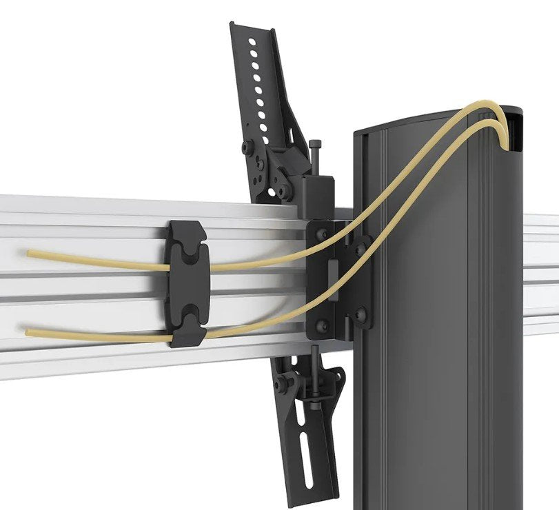 Mobile Videowall Floor Wheel Base For 32-65" Screen Black