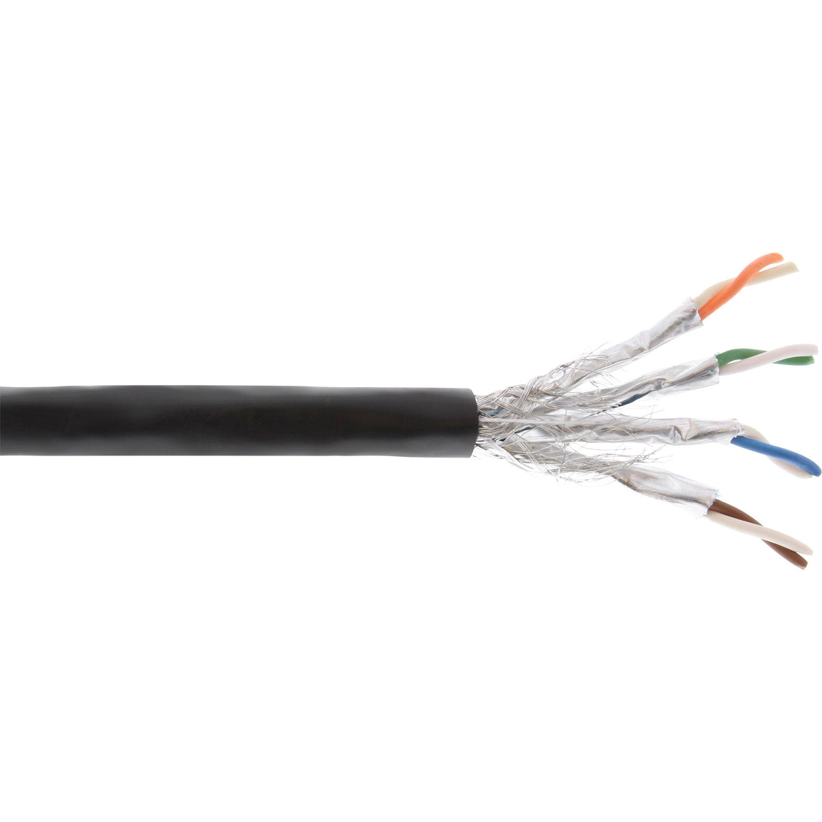 Inline® Outdoor Installation Cable S/Ftp Pimf Cat.7a Awg 23 Copper 1200 Mhz Pe Black 500m