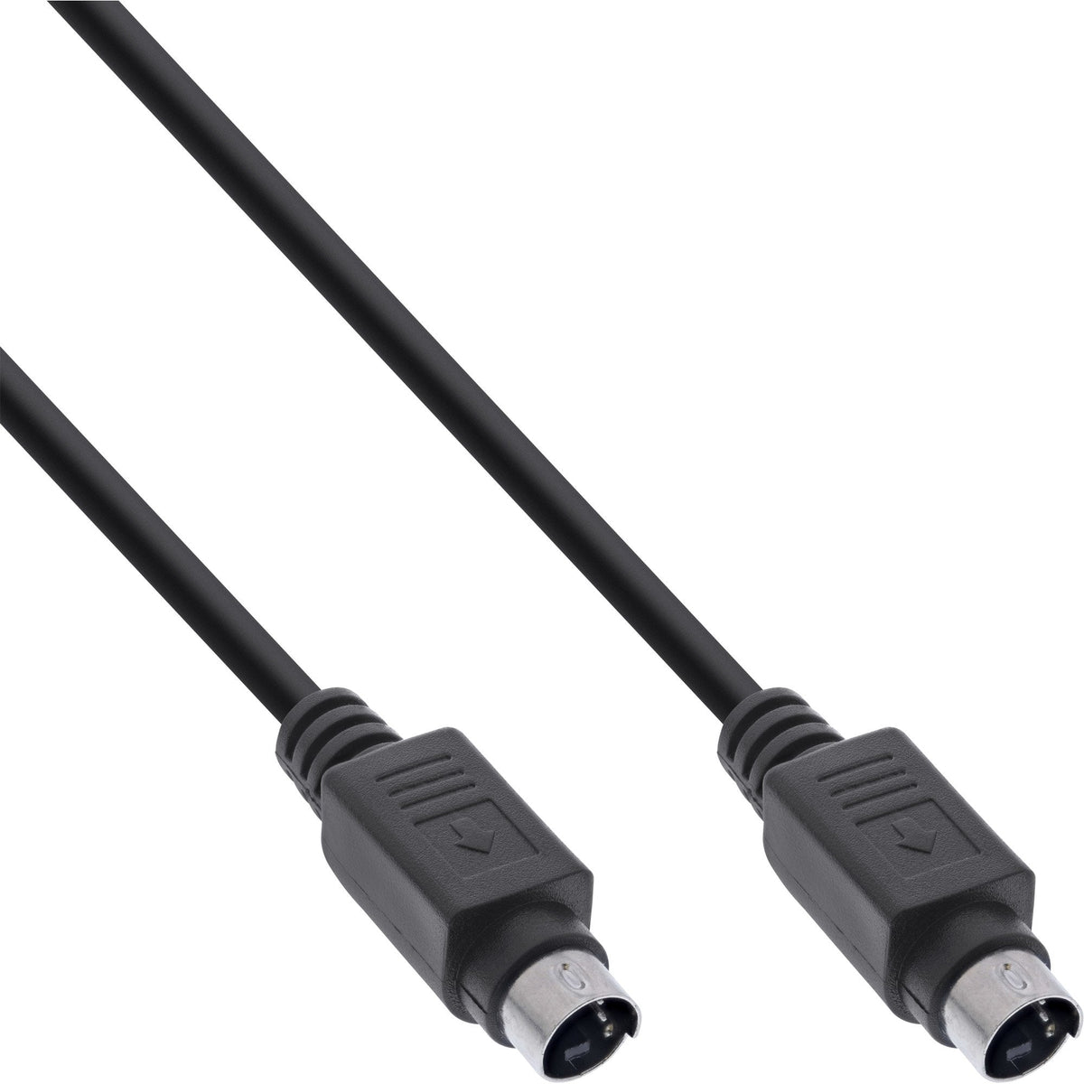 Cable De Vídeo Inline S-Vhs De 4 Pines Macho A Macho De 2 M