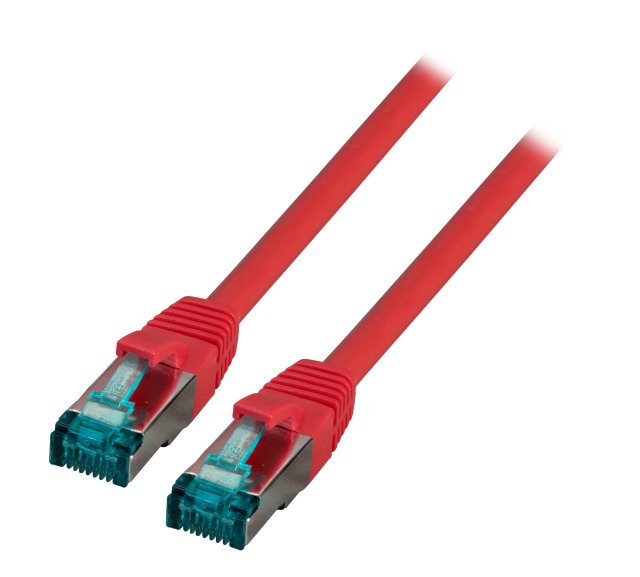 Efb Rj45 Cable De Red S/Ftp, Cat.6a, Lszh, 0,5m, Rojo
