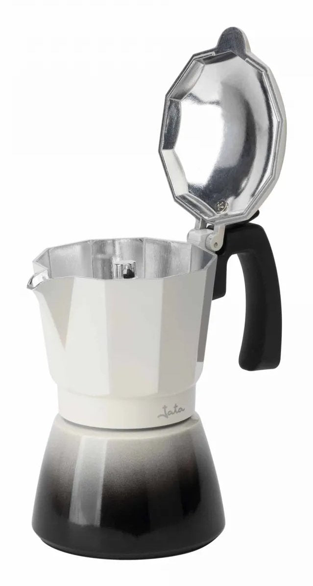 EAN 8436584384991 - JATA HCAF2403 cafetera manual Cafetera italiana 0,2 L Negro, Acero inoxidable imagen 2