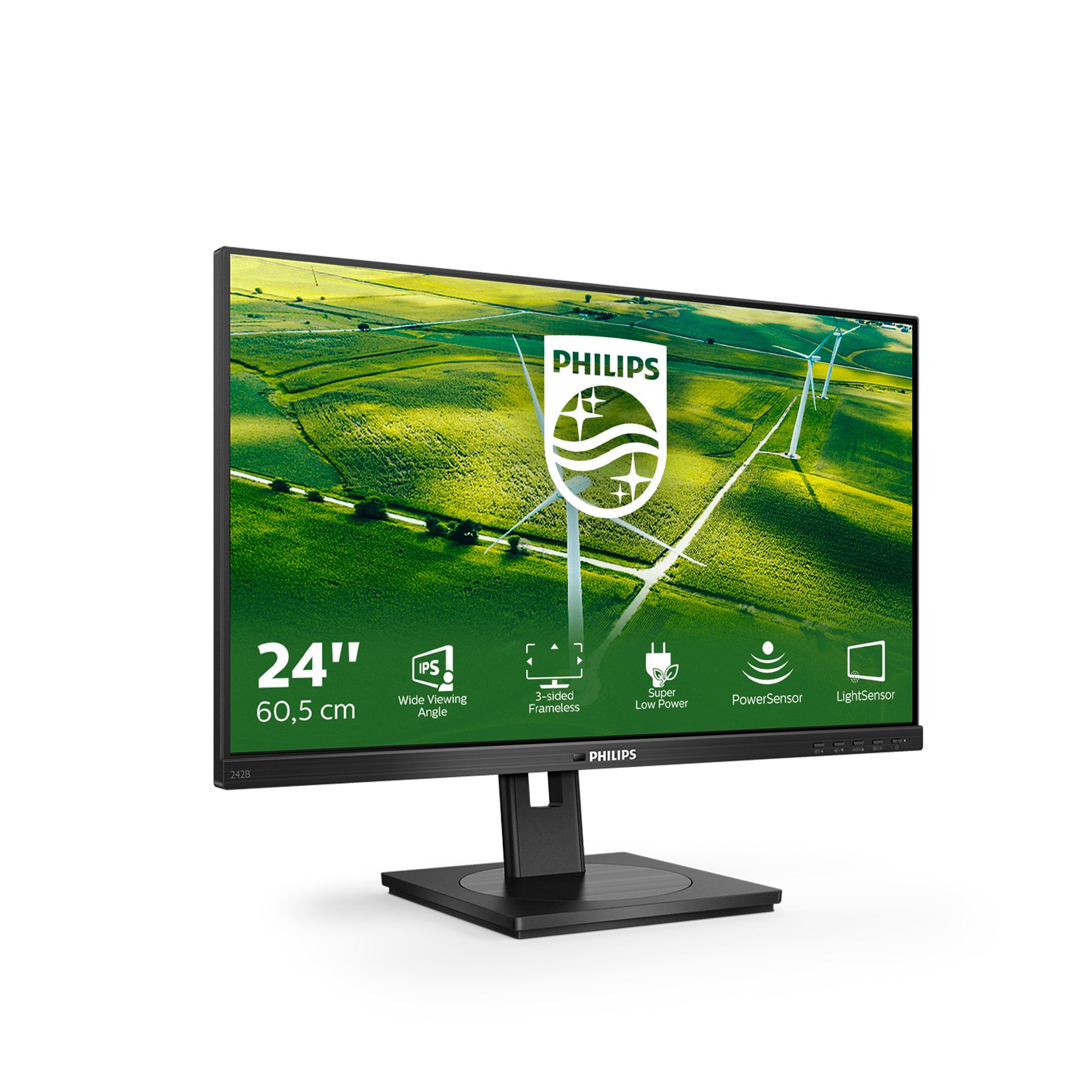 EAN 8712581772338 - Philips 242B1G/00 pantalla para PC 60,5 cm (23.8") 1920 x 1080 Pixeles Full HD LED Negro imagen 2