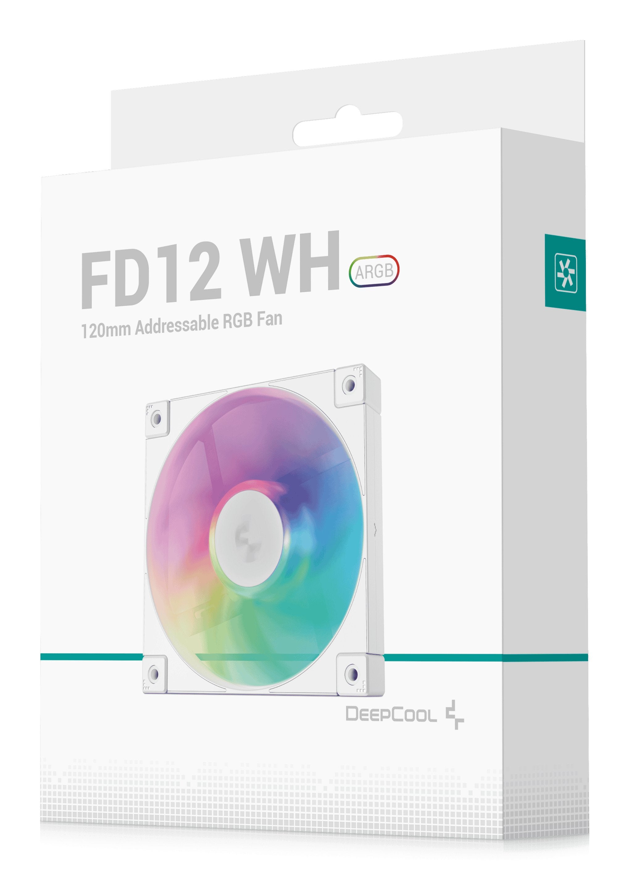 EAN 6933412710875 - DeepCool FD12 ARGB Carcasa del ordenador Ventilador 12 cm Blanco 1 pieza(s) imagen 9