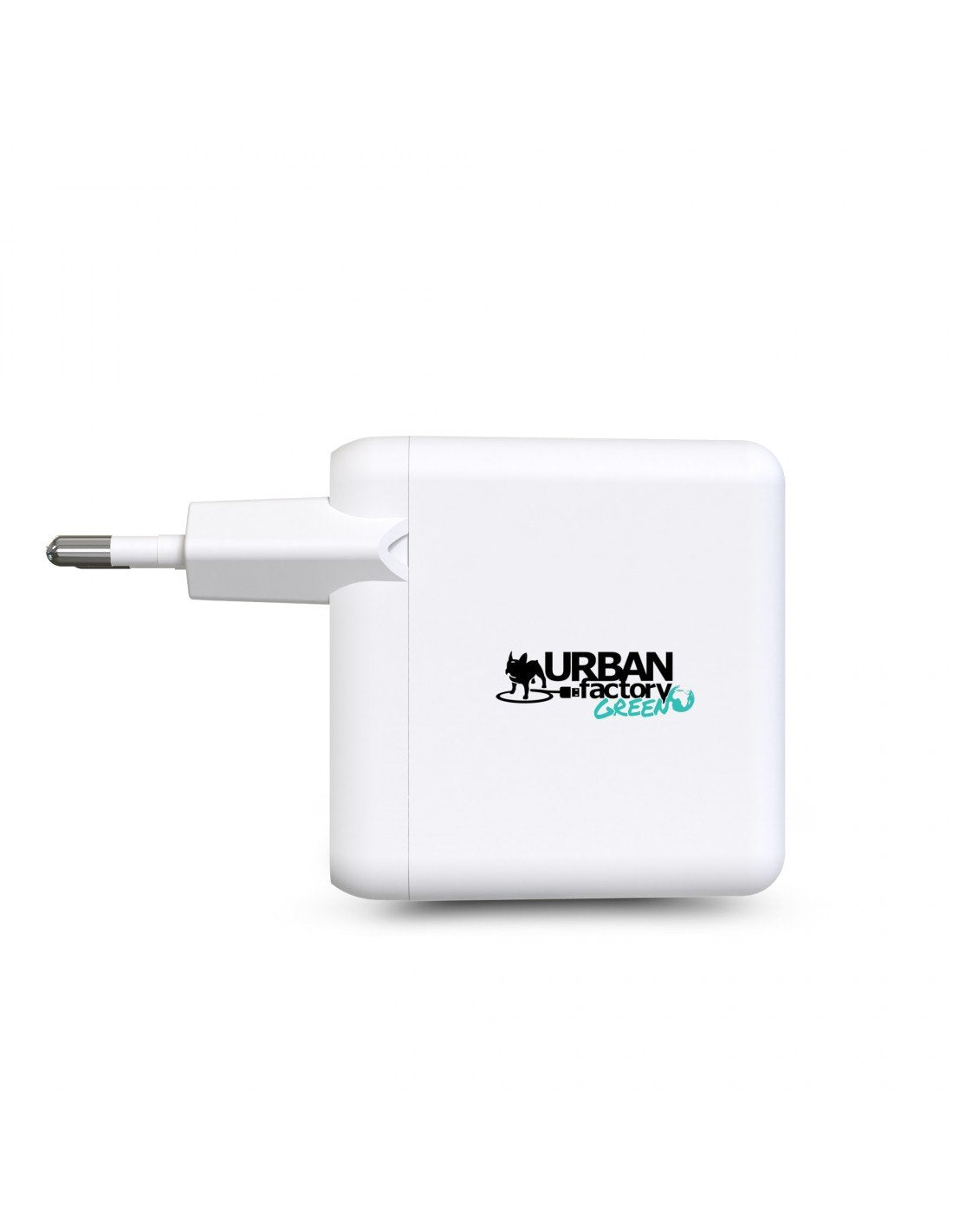 Urban Factory Cyclee Cargador Usb-C 65w Y Cable Char 2 Metros - Ecodesign Plastic
