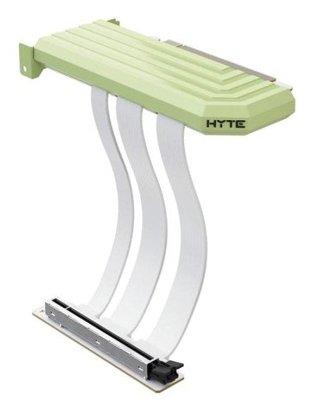 Hyte Pcie 5.0 Hyper Riser, Cable De Extensión Verde/Blanco, 20cm Acc-Hyte-Pcie50-Mm