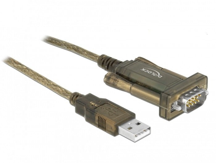 EAN 4043619640737 - DeLOCK 64073 cable de serie Transparente 2 m USB tipo A DB-9 imagen 1