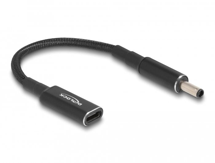 Delock 60036 Cable De Carga Portátil Usb Type-C Hembra A Dell 4,5 X 3,0 Mm Macho 15 Cm