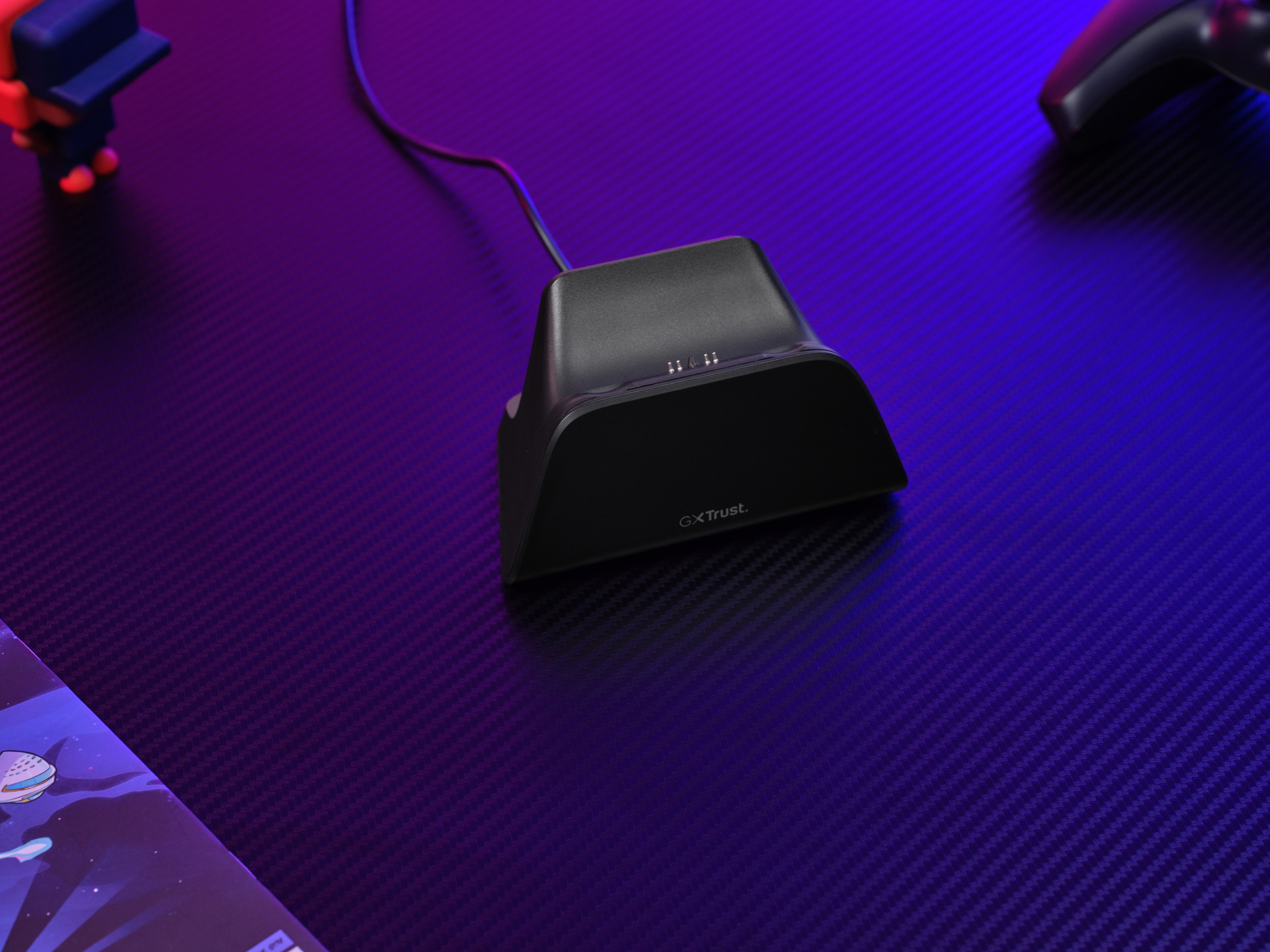 Base De Carga Rapida Para Ps5 Gxt 255 Negro Trust Soporte De Carga Rápida / Indicadores Lumínicos