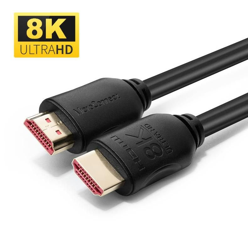 Cable Hdmi 8k, 7,5m - Supports 2.1 8k@60hz, - 4k@120hz Gold Plated Connectors, Copper - Warranty: 300m